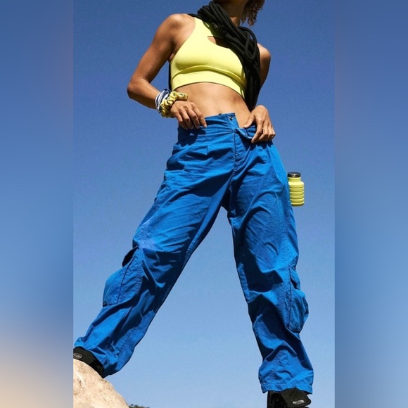 FP Movement by Free People Pants - FP Movement Mesmerize Pants blue Medium